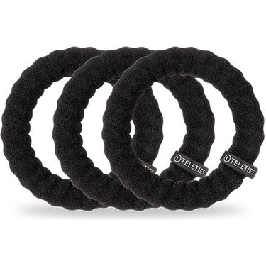 Teleties Nylon - Large - 3 Pack / Jet Black