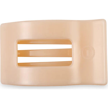 Teleties Rectangle Flat Almond Beige Hair Clip / Large