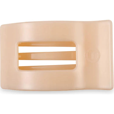Teleties Rectangle Flat Almond Beige Hair Clip / Medium
