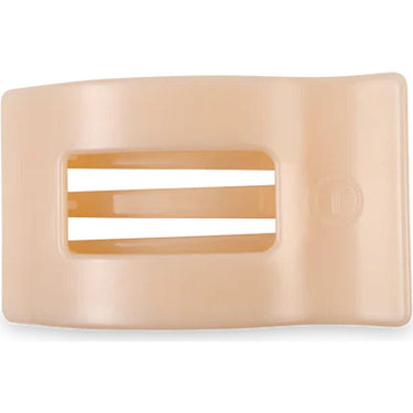 Teleties Rectangle Flat Almond Beige Hair Clip / Small