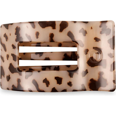 Teleties Rectangle Flat Blonde Tortoise Hair Clip / Large