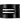 Teleties Rectangle Flat Jet Black Hair Clip / Medium