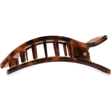 Teleties Rectangle Flat Tortoise Hair Clip / Medium