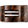 Teleties Rectangle Flat Tortoise Hair Clip / Small