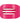 Teleties Round Flat Clip Tropical Punch / Small