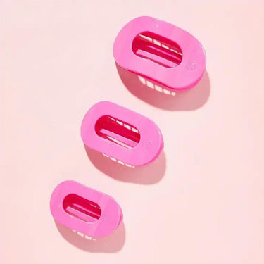 Teleties Round Flat Clip Tropical Punch / Small