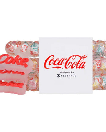 Teleties Small Coca-Cola Collection 3 Pack - Have a Nice Coke Smile