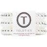 Teleties Small Hair Ties - No Pinch Please - Strong Grip, No Rip - Crystal Clear / 3 Pack