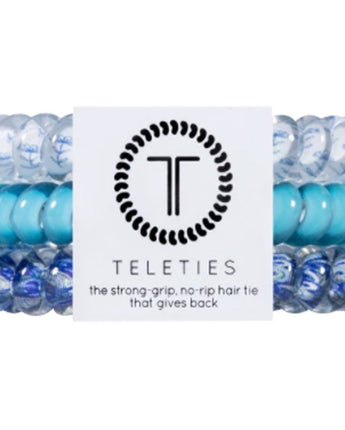 Teleties Small Spring Collection 3 Pack - Blue-tiful