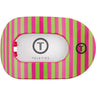 Teleties Summer Crush - Large Flat Round Hair Clip