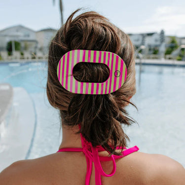 Teleties Summer Crush - Large Flat Round Hair Clip