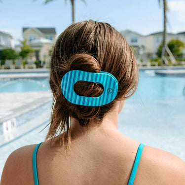 Teleties Summer Crush - Large Flat Round Hair Clip
