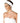 Terry Headband with Velcro White