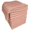 Terry Towels 2-1/4" Lbs. / Peach - 15" x 25" / 1 Dozen by Soft 'N Style