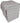 Terry Towels 2-1/4" Lbs. / Silver - 15" x 25" / 1 Dozen by Soft 'N Style