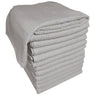 Terry Towels 2-1/4" Lbs. / Silver - 15" x 25" / 1 Dozen by Soft 'N Style