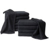Terry Towels 3 Lbs. / Black - 16" x 28" / 1 Dozen by Soft 'N Style