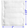 Textured Rectangular Cotton Pads - 2" X 2.375" / 160 Pads Per Bag X 35 Bags = 5,600 Cotton Pads