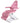 The Andie Full-Electric All Purpose 3-Motor Treatment Bed / Pink Upholstery by HANS Equipment