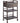 The Ashley Wooden Esthetician Trolley - Brown / 3 Shelves + 1 Drawer by Spa Masters