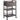 The Ashley Wooden Esthetician Trolley - Brown / 3 Shelves + 1 Drawer by Spa Masters