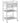 The Ashley Wooden Esthetician Trolley - White / 3 Shelves + 1 Drawer by Spa Masters