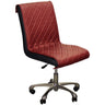 The Bella Customer Chair - Burgundy / 17"- 21.5" Seat Height by Deco Salon Furniture