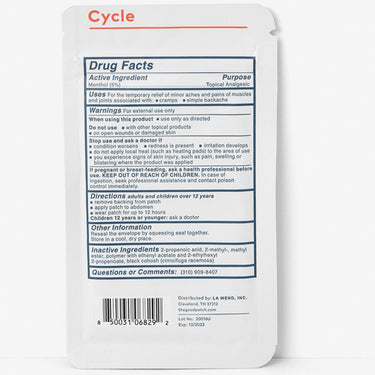 The Good Patch - Cycle - Wellness Patch / 4 Patch Pack