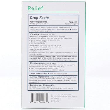 The Good Patch - Relief - Wellness Patch / 4 Patch Pack