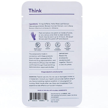 The Good Patch - Think - Wellness Patch / 4 Patch Pack