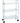 The Leah 3-Shelf Waxing Cart / 20.5"W x 12"D x 35"H by Fantasea