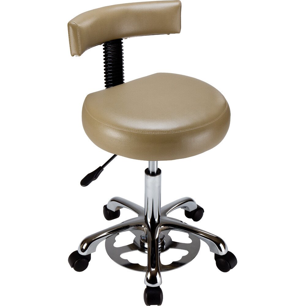 The Mavis Medical Stool with Backrest & Gas Lift Foot Control - Availa ...