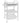 The Versatila Esthetician Trolley - White / 2 Shelves + 1 Drawer + 1 Large Bin + 1 Side Bin by Spa Masters