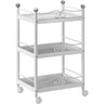 The Vilaviva Esthetician Trolley - White / 3 Shelves by Spa Masters