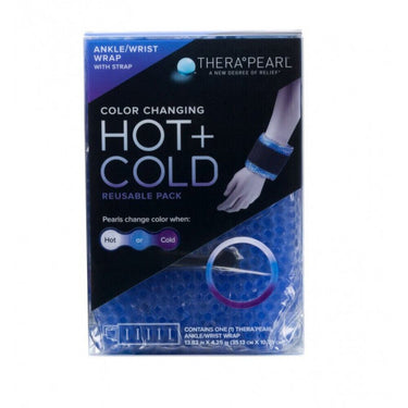 THERA&deg;PEARL Color Changing Hot + Cold Reusable Pack Ankle/Wrist Wrap / 13.83" x 4.25" by Therapearl