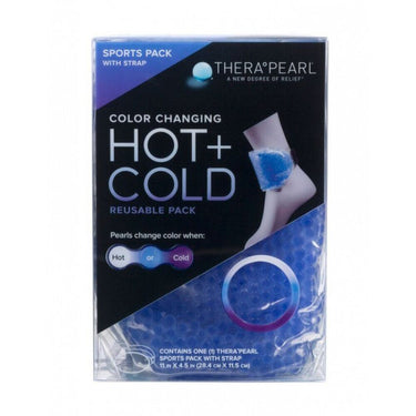THERA&deg;PEARL Color Changing Hot + Cold Reusable Pack Sports Pack with Strap / 11" x 4.5" by Therapearl