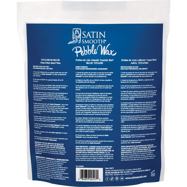 Titanium Blue Thin Film Pebble Wax / 70 oz. by Satin Smooth