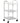 TM-3 Mini Trolley / Compact Trolley with 3 Shelves by Equipro