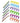 Toe Separators - Multi-Color / 100 Pair by Princess