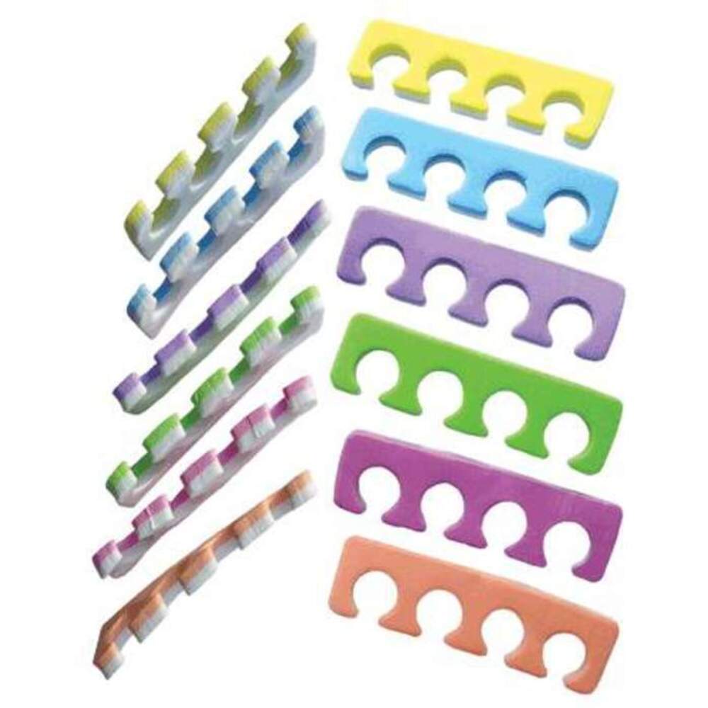 Toe Separators - Multi-Color / 100 Pair by Princess – Pure Spa Direct