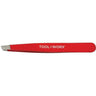 ToolWorx Power Grip Slanted Tweezer - Rocket Red