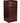 Trash Receptacle with Tray Top in Mahogany Wood Finish by BIGA