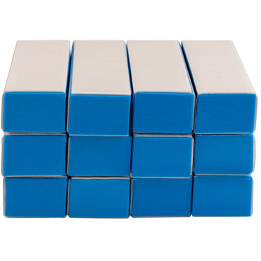 Tri-Sided Buff & Shine Block - High Gloss Buffing Blocks / 12 Pack