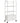 TS-4 Tall Trolley Utility Cart with 4-Shelves + Cabinet by Equipro