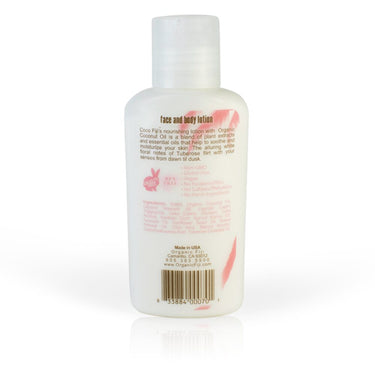 Tuberose Face & Body Lotion Infused with Raw Coconut Oil / 3 oz. / Case of 20 Bottles by Organic Fiji by Organic Fiji