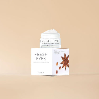Tuel Skincare - Fresh Eyes De-Puff Moisture Lotion / 0.5 oz.