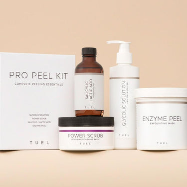 Tuel Skincare - Pro Peel Kit Complete Peeling Essentials - Pro Size