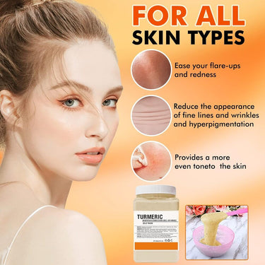 TurmeGlow Revitalizing Turmemic Jelly Mask / 23 oz. - 650 grams by Jeluxe Masks