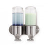 Twin Wall Mount Stainless Steel Pump Dispenser