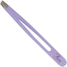 Ultra Aero Tweeze Slant Tip Stainless Steel Tweezers - Purple - Made in Italy / 3.75" L